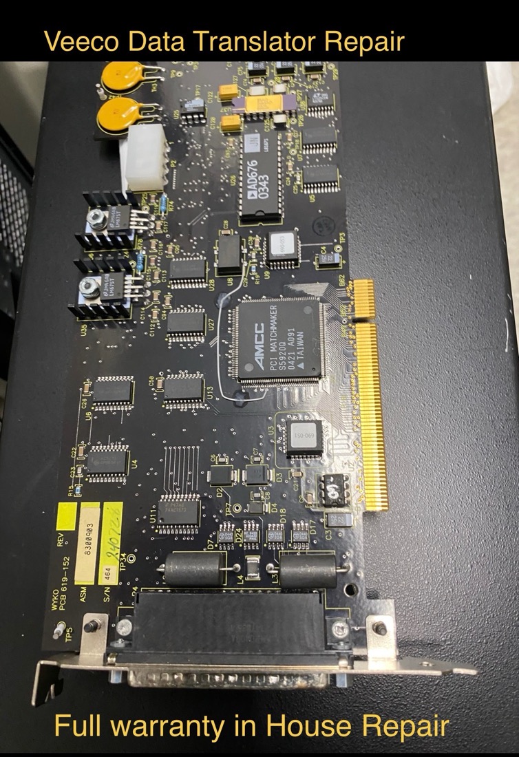 Veeco Wyko data translator board after repair